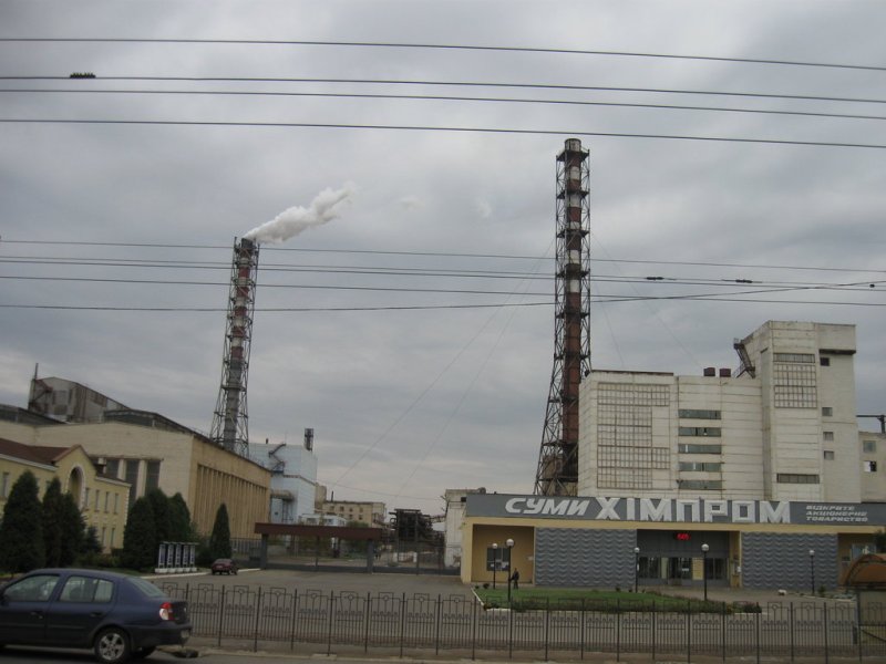 В украинском областном центре Сумы произошла утечка аммиака. Минобороны России подозревает провокацию