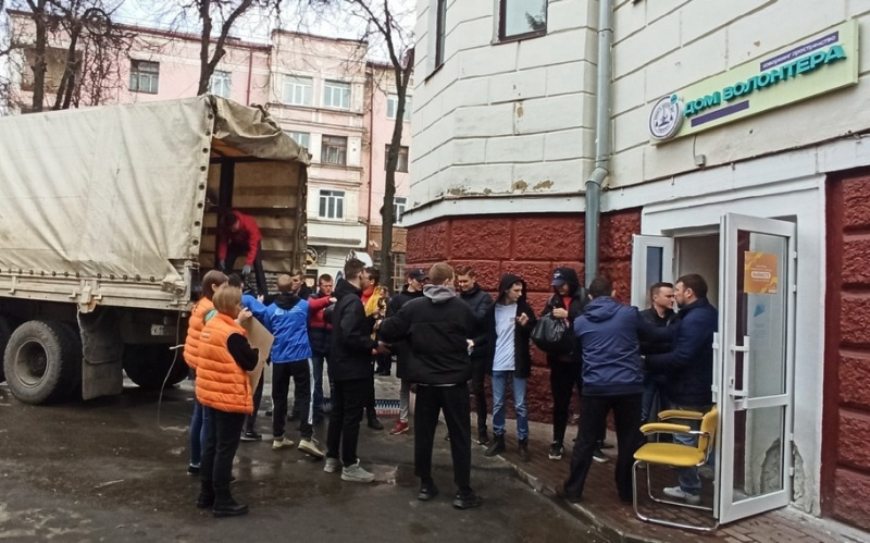 Из Брянска в Черниговскую область отправлено 15 тонн гуманитарной помощи