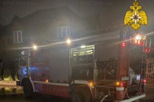 В Брянске второй раз за год ночью горел отель «Гостиный дом»