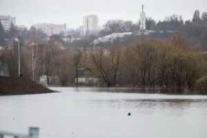 Паводок-2022: Десна и Болва в районе Брянска понизились ещё на 17 см, затоплен дом и два десятка огородов