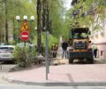 На Октябрьской в Брянске приступили к укладке новых тротуаров
