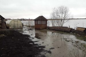 Десна в районе Трубчевска резко вышла из берегов, в зоне риска ещё полсотни домов