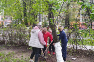 На «санитарных пятницах» в Брянске убирают последствия урагана