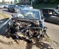 В Брянске на Городищенской горке в лобовом столкновении разбились три легковых авто, возникла пробка в обе стороны