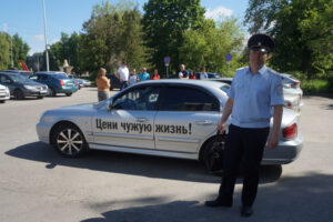 Брянская полиция организовала мини-автопробег — «для трезвых водителей»