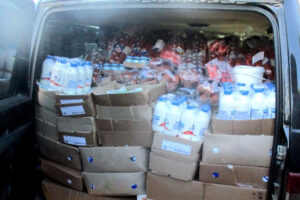 В Брянской области развернули 1,5 тонны сомнительной «молочки» и мясопродуктов из Белоруссии