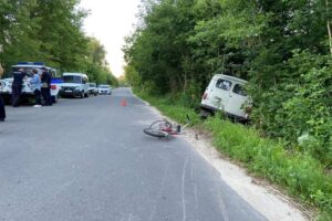 В погарской деревне «буханка» сбила семилетнюю велосипедистку