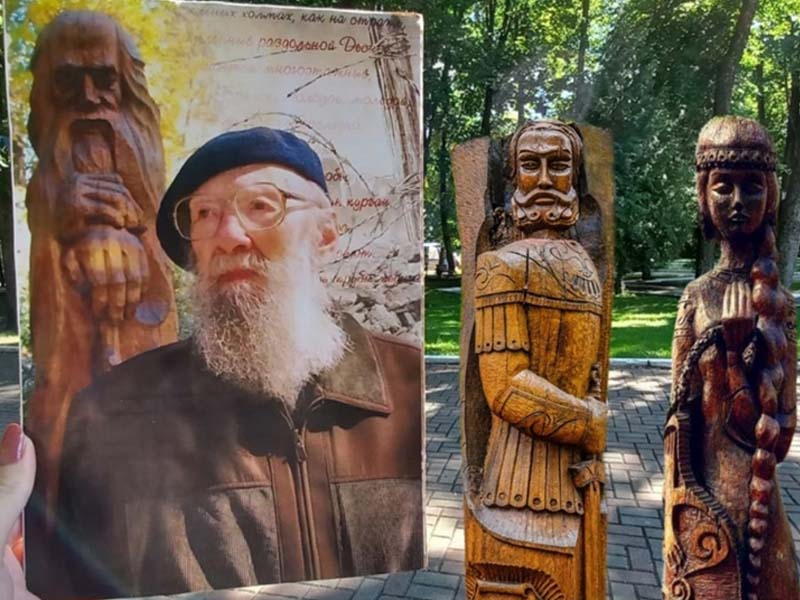 К 100-летию Валентина Динабургского в парке-музее Толстого в Брянске проявятся новые деревянные скульптуры