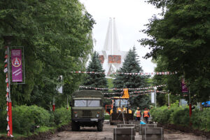 Ремонт парка «Соловьи» в Брянске начали с замены асфальта