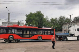 Брянск дождался второго красного троллейбуса