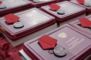 В Брянске вручены сорок медалей ордена «За заслуги перед Отечеством» росгвардейцам