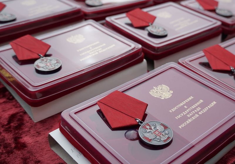 В Брянске вручены сорок медалей ордена «За заслуги перед Отечеством» росгвардейцам
