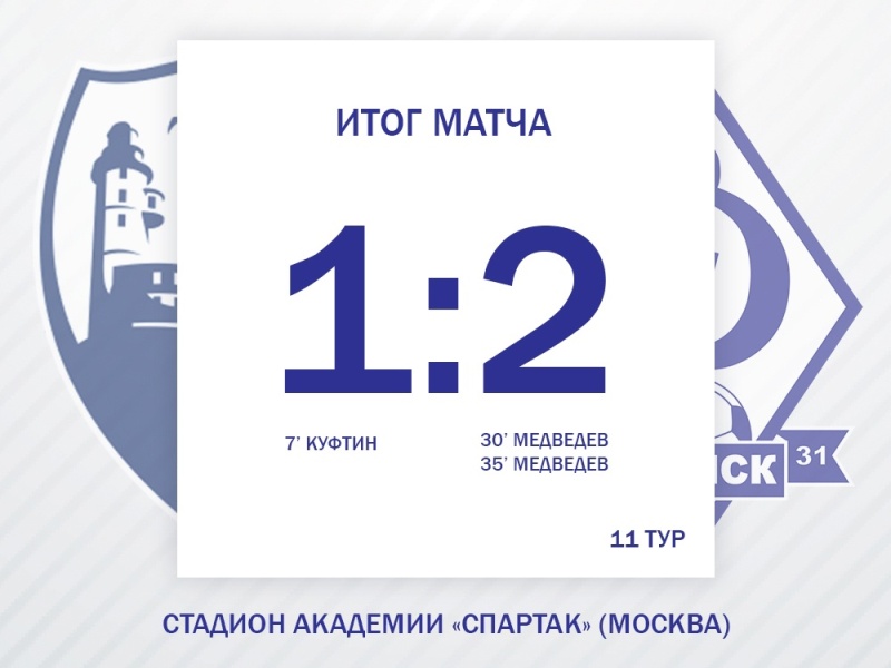 Брянское «Динамо» завершило первый круг гостевой победой в Москве