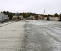 В Брянске начали строить тротуары к Славянскому мосту. Три русловых опоры пока в работе