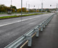 В Брянске начали строить тротуары к Славянскому мосту. Три русловых опоры пока в работе