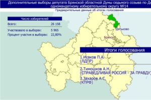 Брянские выборы-2022: кандидат от ЛДПР выиграл там, где снялся кандидат «ЕР»
