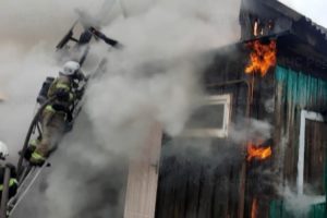 В пригороде Брянска сгорел частный дом. Жертв нет