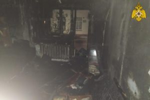 В Брянске ночью выгорела квартира, жертв нет