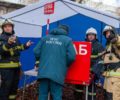 Брянские пожарные потренировались спасать пожилых из дома престарелых