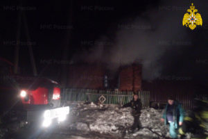 В клинцовском селе ночью сгорел дом, погибла хозяйка дома