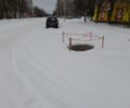 «Безопасные и качественные дороги» Брянска, так и не сданные вовремя, ушли под снег