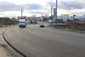 В Брянске открыли движение по полукольцу на пересечении Объездной и будущей улицы Иванова