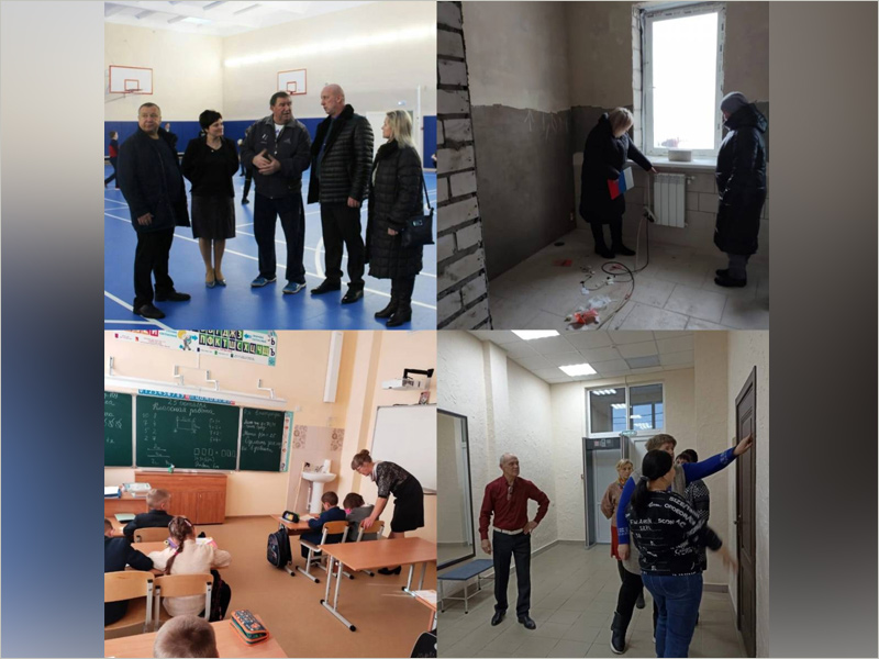 Школа, ДК, дворы: мониторинговые группы брянских местных отделений «ЕР» контролируют реализацию народной программы
