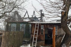 В суземском посёлке Кокоревка сгорел дом. Жертв нет