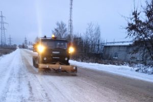 На региональные дороги Брянской области выведено 178 снегоуборочных машин