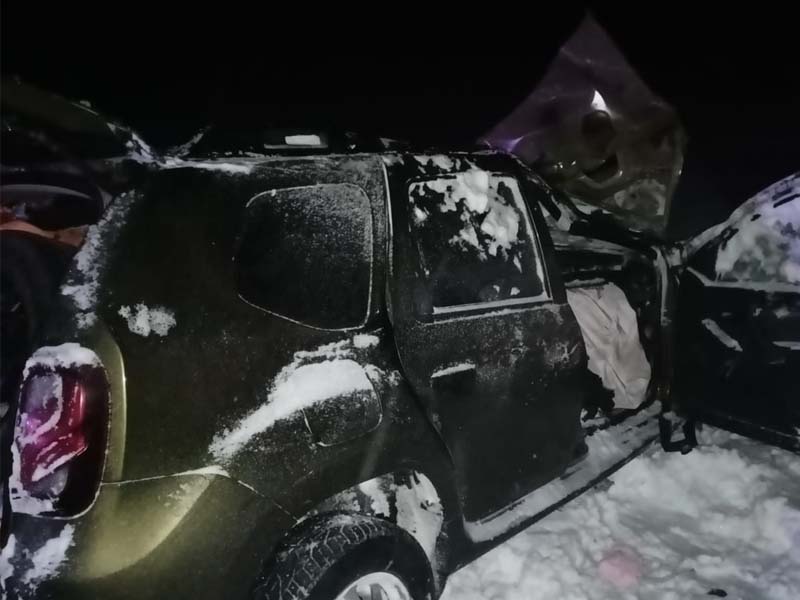 В Брянской области под Новозыбковом фура снесла две «легковушки». Три человека погибли