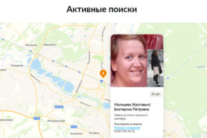 На «Авито» появилась интерактивная карта актуальных поисков «Лиза Алерт»