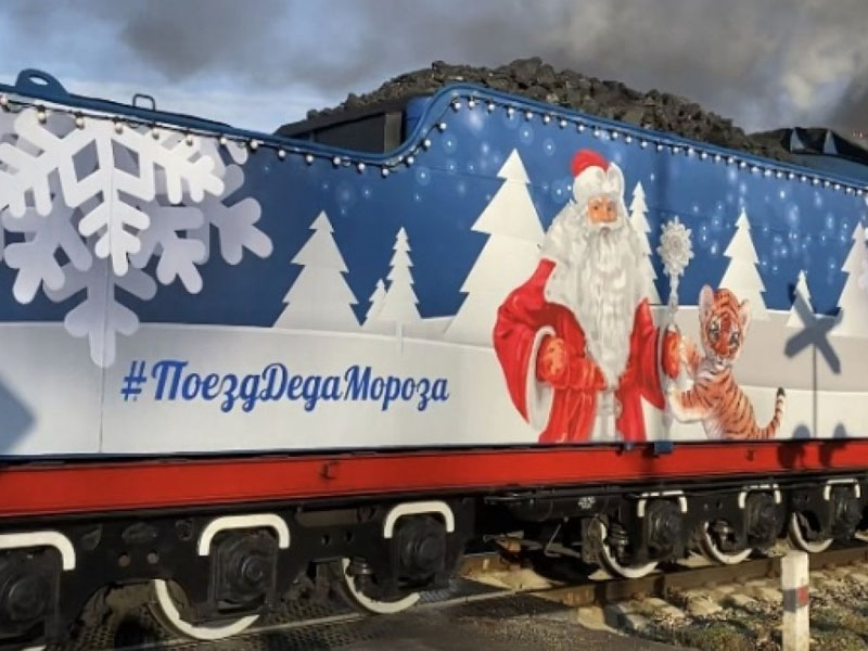 Поезд Деда Мороза промчался через Брянск без остановки