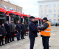 Губернатор Александр Богомаз официально передал Брянску 16 новых троллейбусов