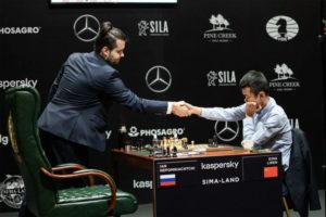 Матч за мировую шахматную корону между Яном Непомнящим и Дин Лижэнем пройдёт с 7 по 30 апреля