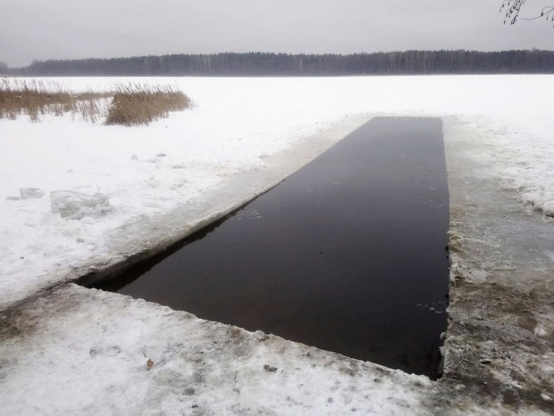 Власти Брянска объяснили единственную купель на Крещение зимним паводком