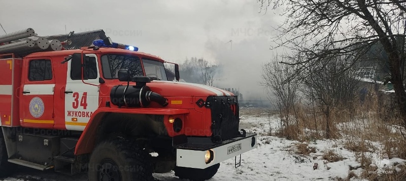 Жертвой пожара в жуковском селе Ржаница стал один человек