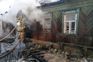 Пожар в стародубском селе: сгорел дом, есть жертва огня