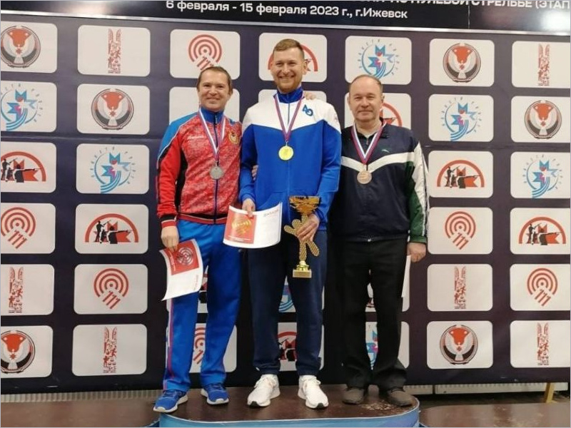 Легендарный брянский стрелок Сергей Пыжьянов завоевал бронзовую медаль на Кубке России