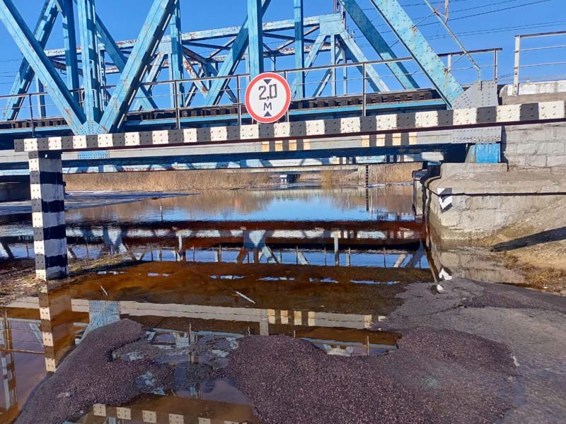 В Брянске из-за подъёма воды закрывается проезд из Ковшовки в Ходаринку