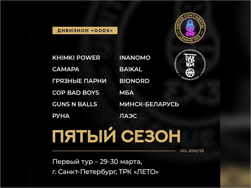 Брянские Bad Boys начнут сезон баскетбола 3х3 в Санкт-Петербурге