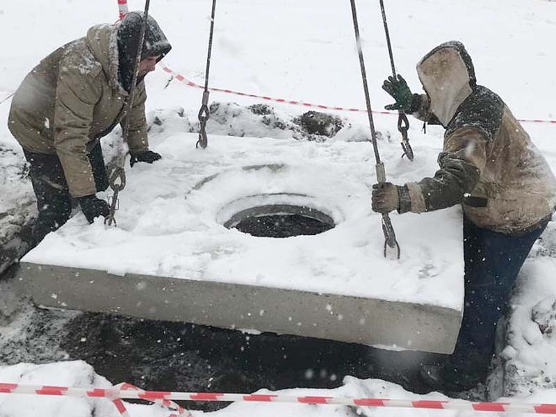В частном секторе у Брянска-II прокладывают канализацию