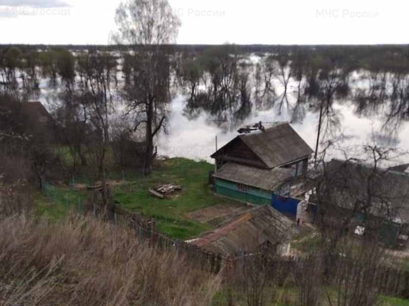 МЧС предупредило о резком подъёме воды в Десне в районе Трубчевска