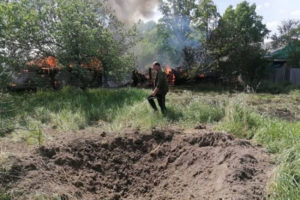 Брянская область атакована украинскими военными формированиями третий раз за три дня. Сожжён жилой дом
