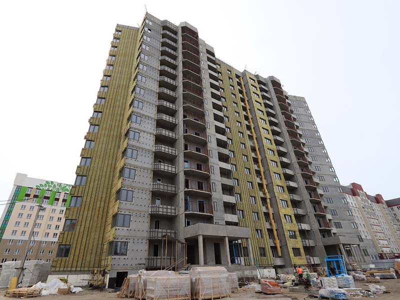 «Белорусскую» многоэтажку по улице Строкина в Брянске планируют сдать к осени этого года