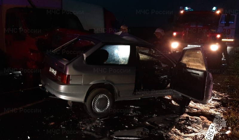Смерть в ДТП: водитель «девятки» погиб в лобовом столкновении с фургоном на дороге Брянск-Новозыбков
