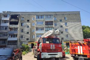 Две квартиры в пятиэтажке по улице Советской остались без балконов после пожара