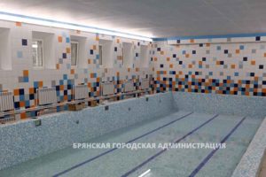В гимназии №6 Брянска тестируют чашу обновленного бассейна