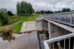 Плотина в мглинской Беловодке отремонтирована после вмешательства прокурора