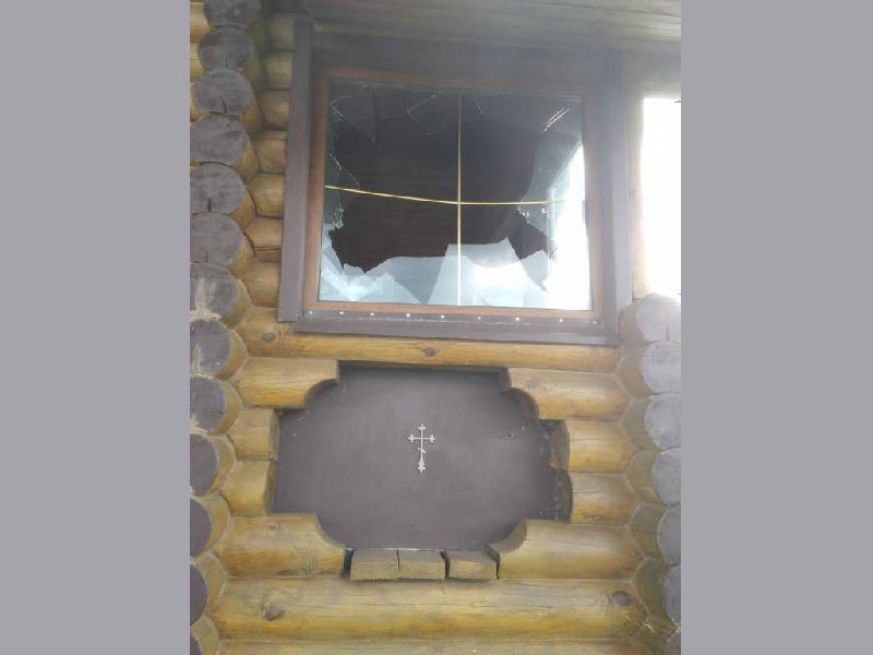 Первым брянским храмом, пострадавшим от огня со стороны Украины, стала деревянная церковь в Зёрново