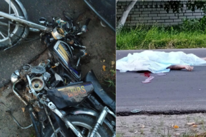 ДТП в Новозыбкове: мопед протаранил машину, байкер погиб на месте